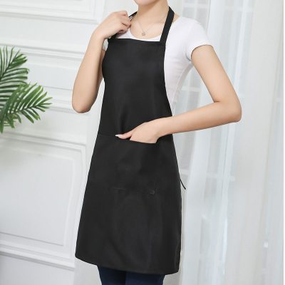 black Painting Apron woman