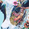 Abstract Cow - DIY Paint By Numbers - Numeral Paint