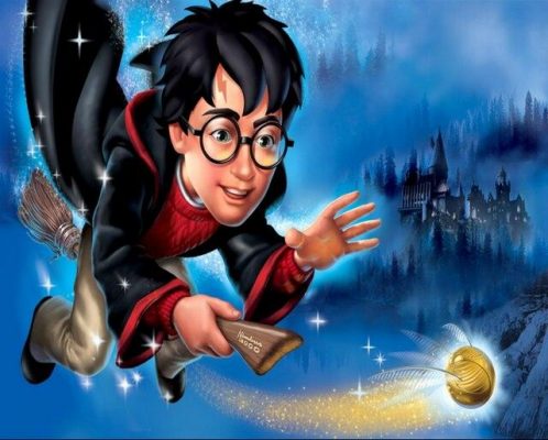 Harry Potter Flying Broom Cartoon and Animation Paint By Numbers