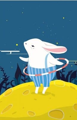 Rabbit Hula Hoop Animals Paint By Numbers
