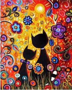 Animals Cartoon Animals- Animals Paint By Numbers