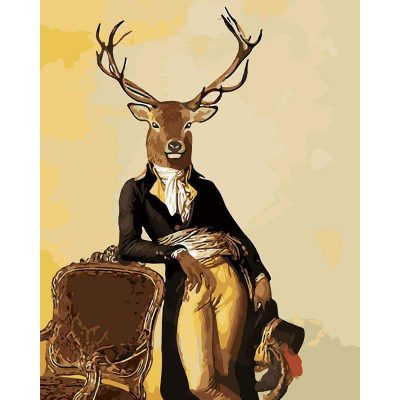 Mr. Deer Animals Paint By Numbers