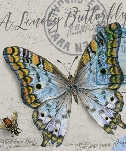 Butterfly Stamp Animals Paint By Numbers