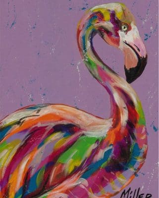 Flamingo Splendor Birds Paint By Numbers