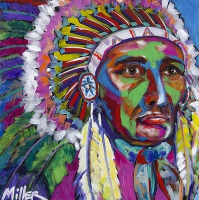 Indian Colorful Men People Paint By Numbers