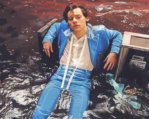 Harry Styles Blue
