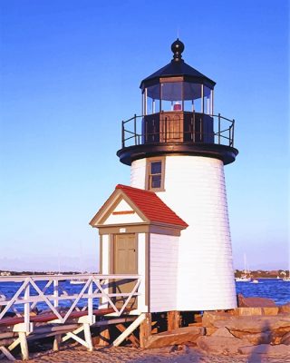 Brant Point Lighthouse Nantucket NEW Paint By Numbers