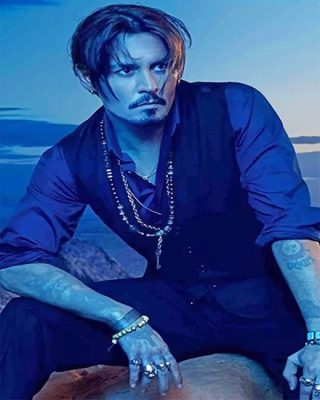 Johnny Depp NEW Paint By Numbers