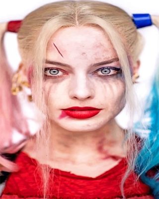 Crazy Margot Robbie Harley Quinn NEW Paint By Numbers