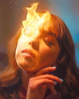 Fire Girl NEW Paint By Numbers