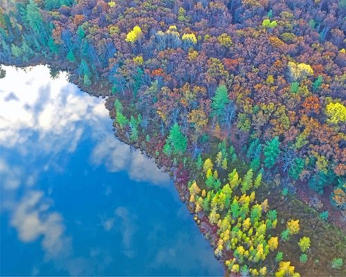 Lake Sky Reflect NEW Paint By Numbers