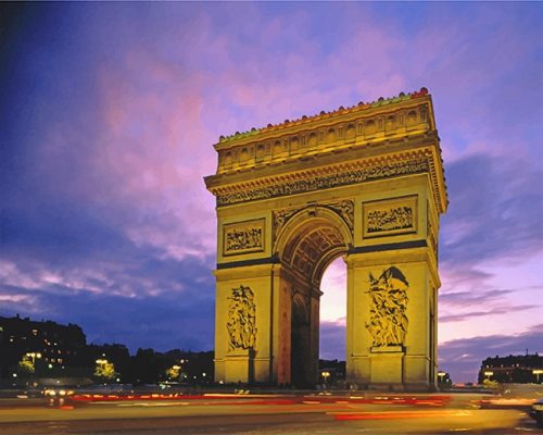 Arc De Triomphe Monument NEW Paint By Numbers