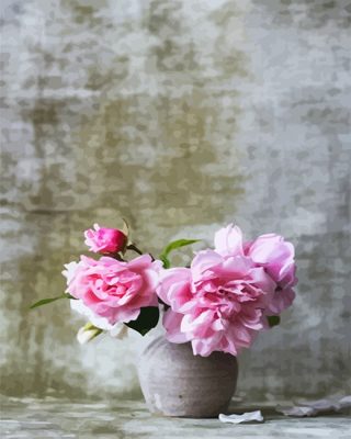 Baby Pink Flowers NEW Paint By Numbers