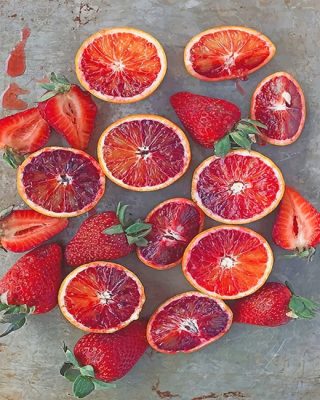 Blood Orange Still Life NEW Paint By Numbers