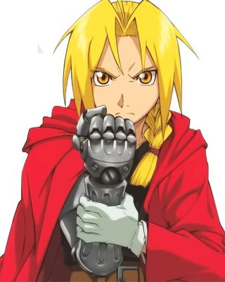 Edward Elric Anime NEW Paint By Numbers