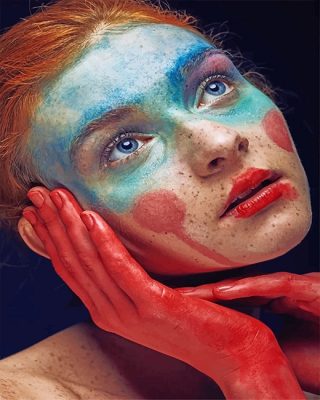 Ginger Clown Girl NEW Paint By Numbers