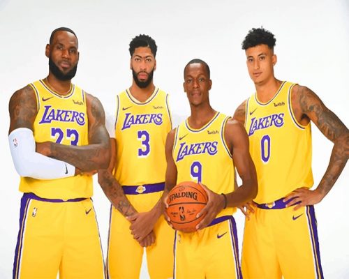 Lakers Team NEW Paint By Numbers