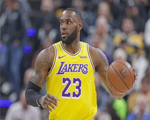 Lebron James Lakers Player NEW Paint By Numbers