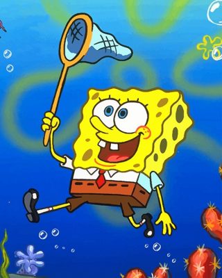 Spongebob Squarepants Cartoon NEW Paint By Numbers