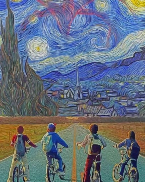 Stranger Starry Night Paint By numbers