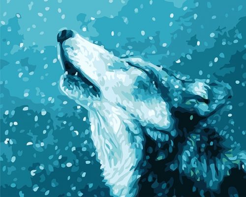 The Howl Of A Lone Wolf NEW Paint By Numbers