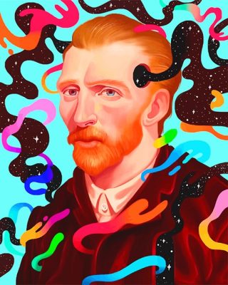 Vincent Van Gogh Illustration NEW Paint By Numbers