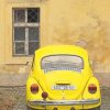 Beautiful Yellow Car paint by numbers