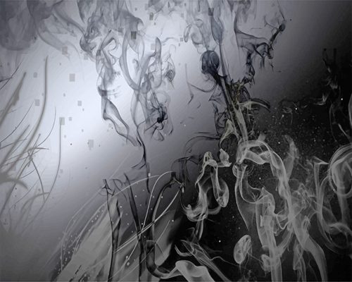 Black And White Smoke NEW Paint By Numbers
