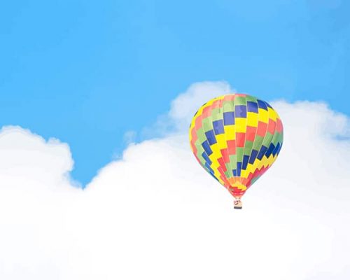 Colorful Air Balloon Balloons Paint By Numbers