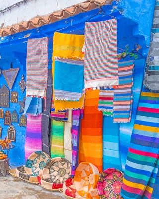 Colorful Moroccan Souk NEW Paint By Numbers