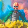 Colorful Smoke Skull NEW Paint By Numbers