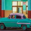 cuba cars paint by numbers