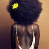 dark skin girl with natural hair aesthetic paint by number