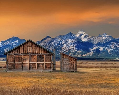 Grand Teton National Park  NEW Paint By Numbers