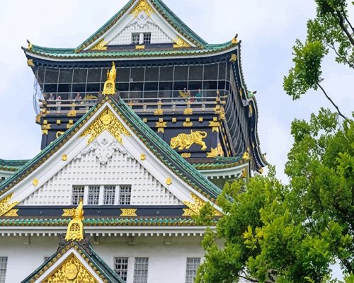 Japan Osaka Castle NEW Paint By Numbers