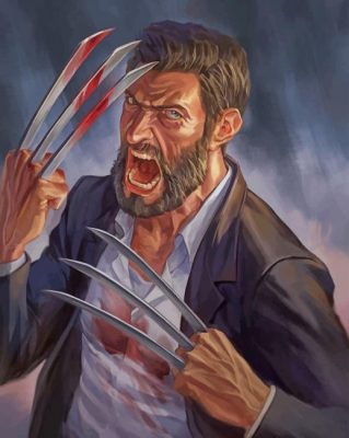 Old Man Logan paint By Numbers
