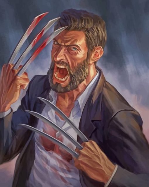 Old Man Logan paint By Numbers