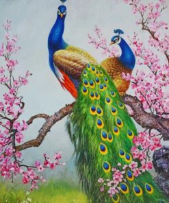 peacock Painting paint by numbers