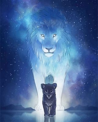 Powerful Lion NEW Paint By Numbers