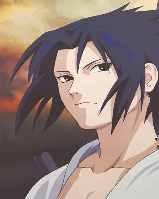 Sasuke and Itachi Animes Paint By Numbers