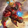 The Hero Iron Man paint By Numbers