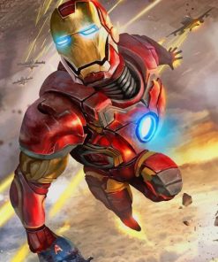 The Hero Iron Man paint By Numbers