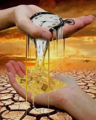 Time Is Gold paint By Numbers