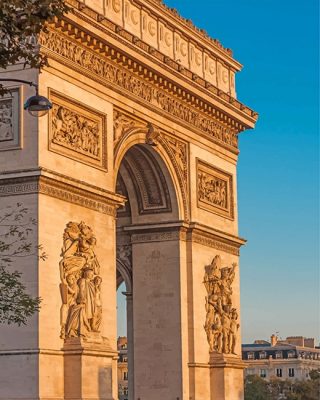 Triumphal Arch Paris NEW Paint By Numbers