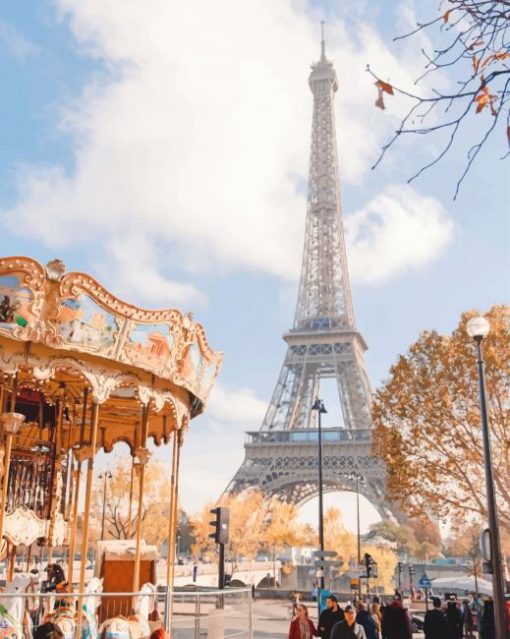 Effel tower paint by numbers