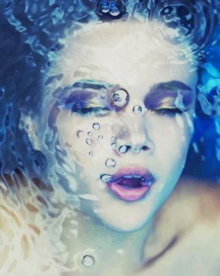 Underwater Portrait paint By numbers