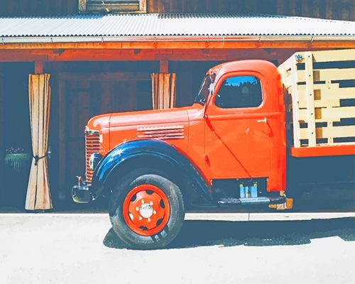Vintage Truck Brands NEW Paint By Numbers