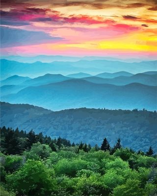 Virginia Blue Ridge NEW Paint By Numbers