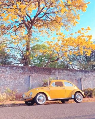 Yellow Aesthetic Car NEW Paint By Numbers