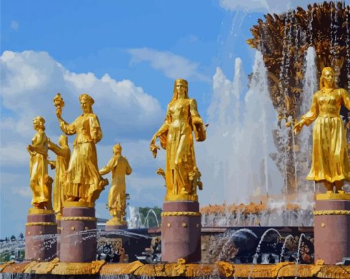 All Russian Exhibition Center paint by number